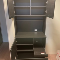 【9/28までの出品】食器棚（黒）の画像