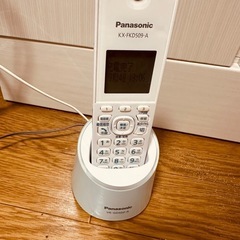 【中古品】Panasonicコードレス電話機（ブルー）の画像