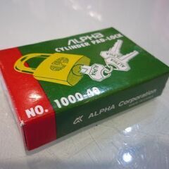 未使用品 ALPHA 南京錠 CYLINDER PAD-LOCK No,1000-40 30個セット アルファ シリンダー錠 カギ 鍵 かぎ 錠 札幌市東区 新道東店の画像