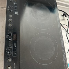 アイリスオーヤマ　IHK-WKT22-B 2口IHコンロ　2020年製