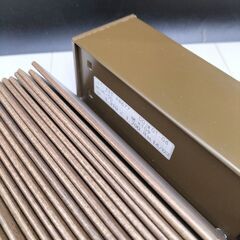 (O-2503BL11)◆ニチベイ◆ウッドブラインド◆W1310mm×H1700mm◆ブラウン◆右操作◆の画像