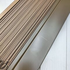 (O-2503BL11)◆ニチベイ◆ウッドブラインド◆W1310mm×H1700mm◆ブラウン◆右操作◆の画像