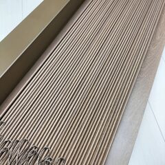(O-2503BL12)◆ニチベイ◆ウッドブラインド◆W1370mm×H1700mm◆ブラウン◆左操作◆の画像