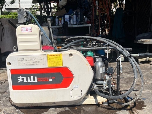 丸山　マルヤマ　自動整列巻取セット動噴　MS410ENR セット動噴　動力噴霧器　三菱GM180L 消毒　散布