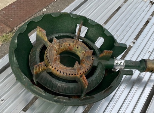 業務用 鋳物コンロ 都市ガス 13A 幅270×奥行410×高100(mm) ガスコンロ 五徳コンロ ガス台 焼き物器 厨房機器 店舗