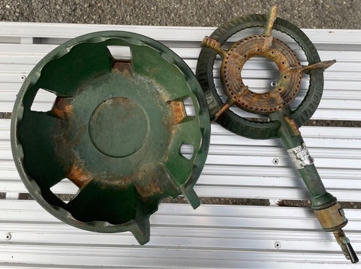業務用 鋳物コンロ 都市ガス 13A 幅270×奥行410×高100(mm) ガスコンロ