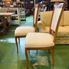 【愛品館八千代店】SELVA　ダイニングチェア　２脚セットの画像