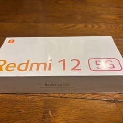 【新品未使用未開封品 】Redmi 12 5G Xiaomi ス...