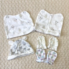 ベビー 帽子 手袋 ミトン 新生児