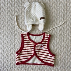 ベビー 新生児 帽子 ニット帽 ベスト