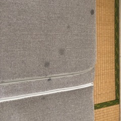 2人掛けソファベッド　クッション2個つきの画像
