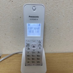 Panasonic コードレス電話機 子機1台付き VE-GD27DL ホワイトの画像