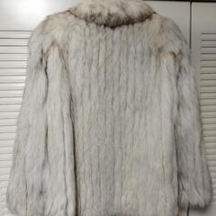 ミンク毛皮のハーフコートの画像