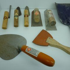 ★左官道具　９点セット　左官工事　園芸　の画像