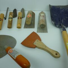 ★左官道具　９点セット　左官工事　園芸　の画像