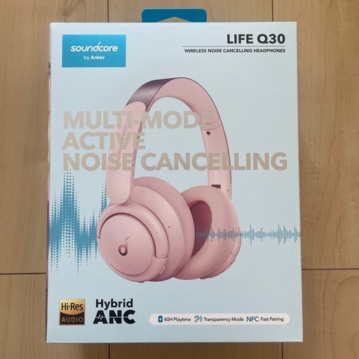 soundcore ワイヤレスヘッドホン ピンク