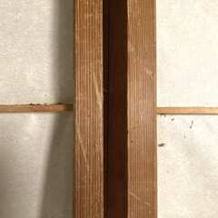 障子窓　2枚セット　レトロな和風建具　はめ殺しタイプ　木製の画像