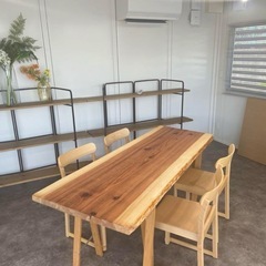 超超超激安) 紀州杉一枚板ダイニングテーブル