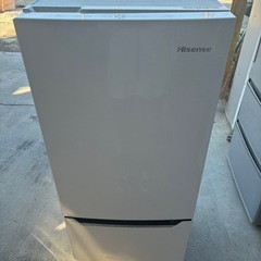 【取引中】ハイセンス　2ドア　HR-D15C　ノンフロン冷凍冷蔵庫　2020年製の画像