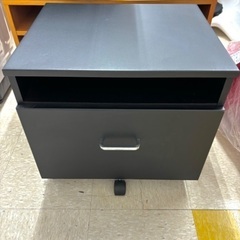 桐生店【現状品】j9-37 ニトリ プリンターワゴン ブラック ...
