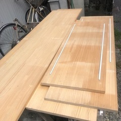 集成材で作った棚
