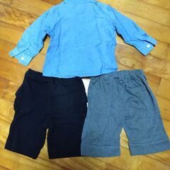 シャツ、ズボンのセット　90cm　の画像