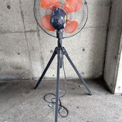 大特価！工場扇 大型扇風機 羽根径45cm 3本脚 折りたたみ式 送風機 換気 乾燥 大型サーキュレーター Aの画像