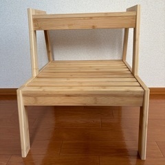 無印良品　竹材の踏み台(組み立て済み)の画像
