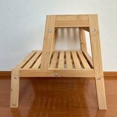 無印良品　竹材の踏み台(組み立て済み)の画像