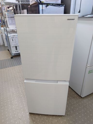 愛品館千葉店安心の除菌洗浄済シャープ 2ドア冷蔵庫 SJ-D15G 2021年製 保証有り【愛千143】