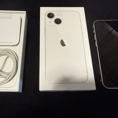 美品iPhone13miniスターライト128GBの画像