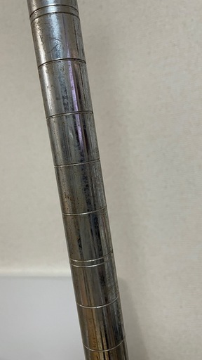 【中古品】5段 スチールラック ワイヤーラック メタルラック 棚 (識別子青)