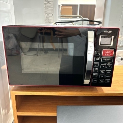 桐生店【現状品】j9-36 オーブンレンジ YAMAZEN 山善 MOR-Y 165(R) 2018年製