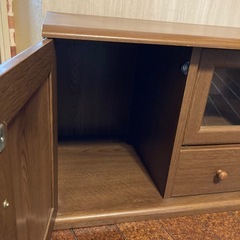 🟤テレビ台／収納棚の画像