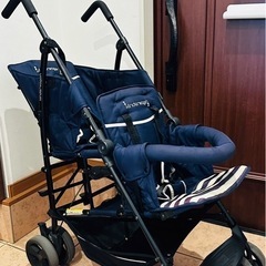 ⭐︎ご相談中⭐︎【中古】２人乗りベビーカー
