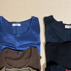 【お渡し済】半袖シャツL 6枚セットダーク系9242の画像