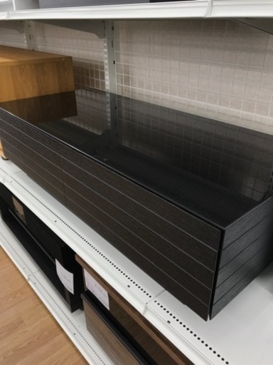 ★ジモティ割あり★ TV台　ブラック　H30×W110×D48　 クリーニング済み KJ6278