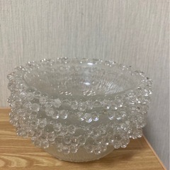 昭和レトロ アデリア ピコット サラダボウルセット 石塚硝子 S-6109 ガラス 大鉢 小鉢の画像
