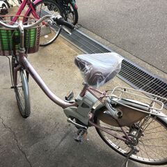 地域限定送料無料　ビビ　ライトユー　軽量モデル　6,6AH　茶　神戸　電動自転車 地域限定送料無料 パナソニック ビビ ライトユー 軽量車 24