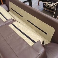 karimoku｜domani｜ドマーニ｜エクセルライフ｜ZSA323｜本革｜3人