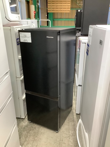 安心の1年保証付き！！　Hisense　2ドア冷蔵庫　HR-D16FB  2022年製　162L