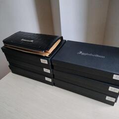 新品未使用  クロコダイル調 BLACK サイフ①の画像