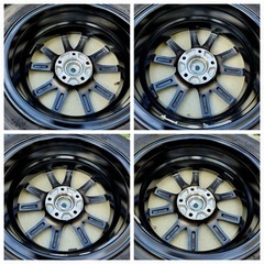 【2023年製、9-10分山】スタッドレスタイヤホイールセット185/65/R15の画像