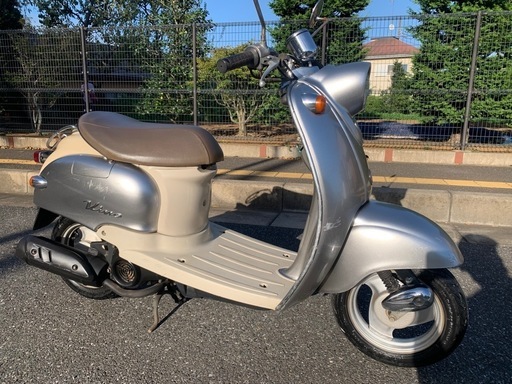 売約済み78⭐️ビーノ ⭐️キャブ分解清掃、 ウェイトローラー新品、バッテリー充電済み、ヤマハ、YAMAHA、原付、バイク