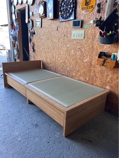 I2315 シングルベッド マットレス無し　畳ベッド