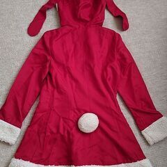 うさぎ サンタ クリスマス コスプレ 衣装 上着+ズボン+ケープ3点セット　サイズ：Lの画像