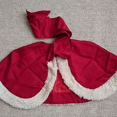 うさぎ サンタ クリスマス コスプレ 衣装 上着+ズボン+ケープ3点セット　サイズ：Lの画像