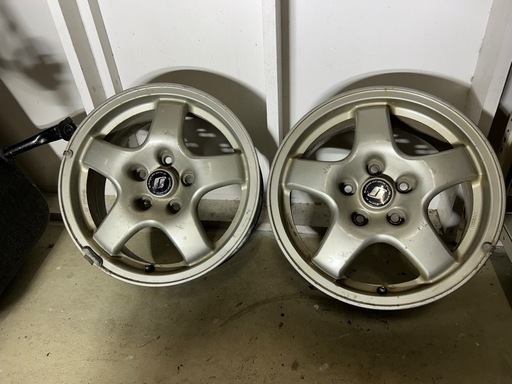 【2本】スカイライン R32　純正 16インチ アルミホイール 2本セット