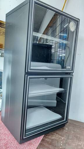 TOYO LIVING 東洋リビング 全自動防湿保管庫 ED-101S型 日本製 2ドア 高さ約83ｃｍ カメラ保管庫 良品