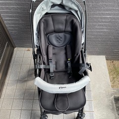 Pigeon ランフィ エアリー オリーブグリーン ベビーカー
